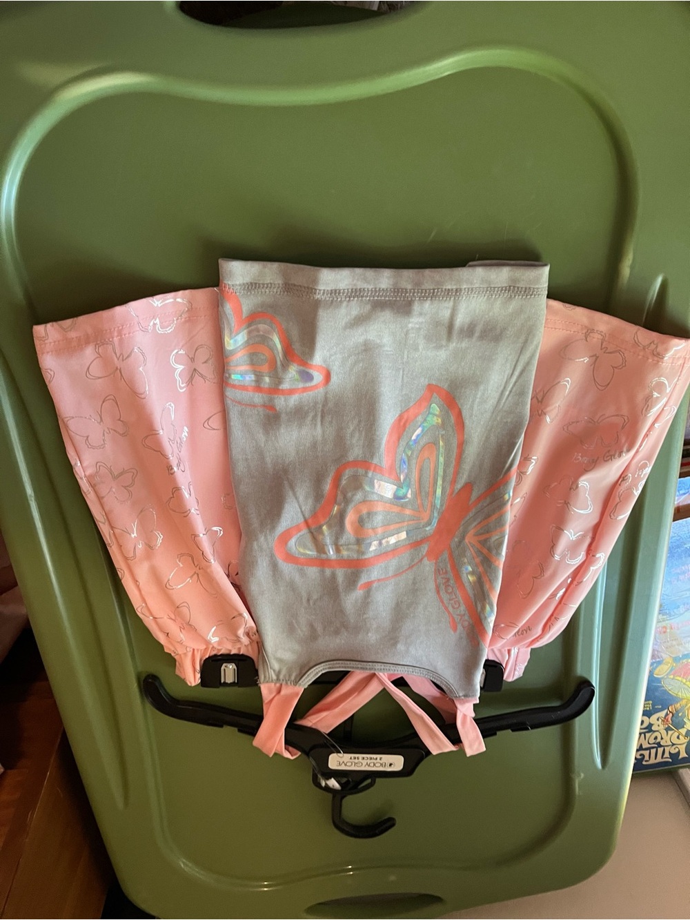 Body Glove Pink and Gray Butterfly Tank   And skirt